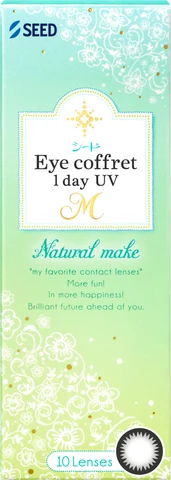 Áp tròng màu 1 ngày SEED Eye coffret Natural make – hộp 10 chiếc