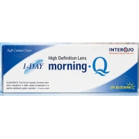 Hộp kính áp tròng trắng 1 ngày Interojo Morning-Q; sản phẩm bán theo chiếc
