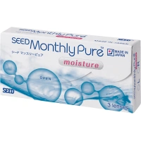 Áp tròng 1 tháng SEED MonthlyPure Moisture – hộp 3 chiếc, góc nghiêng