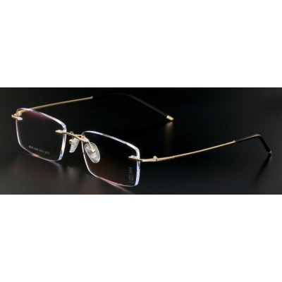 Gọng vàng nguyên khối YUSHAN 036-Solid gold 18K