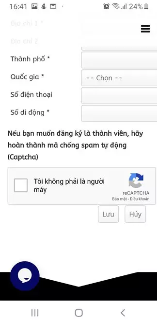 Đièn thông tin thanh toán 