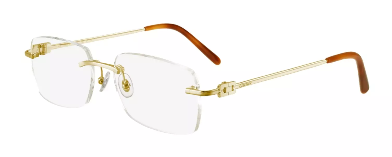 Gọng Cartier vàng đúc